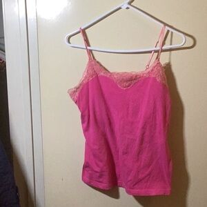 Pink camisole